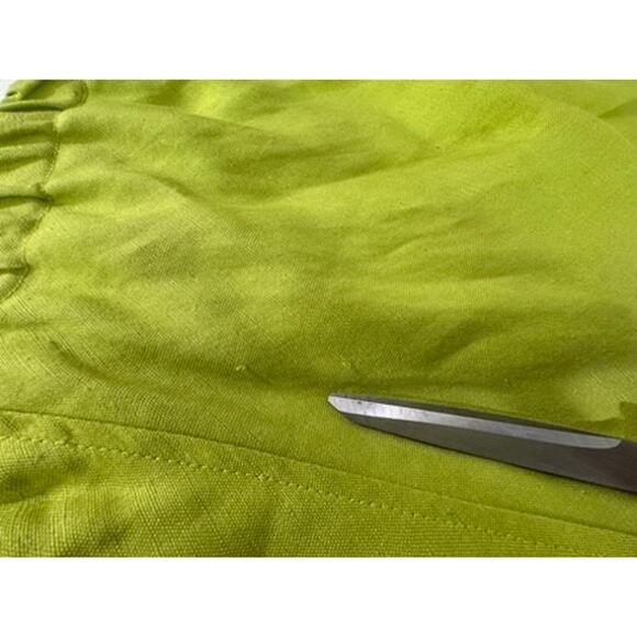 "Sarah Spencer" Linen Embroidered Sequin Skirt Asymmetrical 18W Fairy Whimsical - Picture 10 of 11